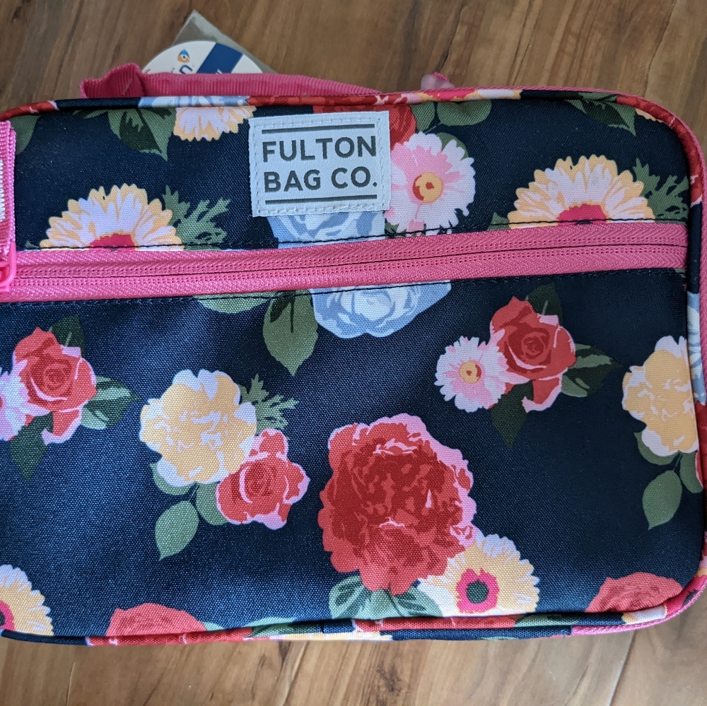 Fulton bag insulated lunch flowers